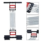 YaeGarden 3 in 1 Home Fitness Equipment Spring Exerciser Chest Expander With 5 Springs and Pull-up Bars for Arm Workout