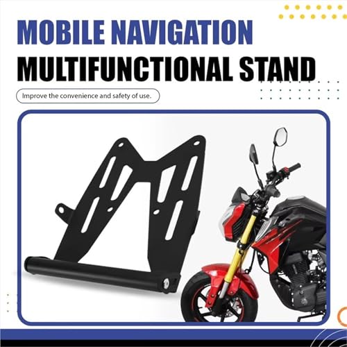 Support de navigation moto CB190X à fixation anti-vibration pour GPS - 4