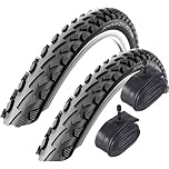 Schwalbe Land Cruiser 700 x 35c Hybrid Bike Tyres with Schrader Tubes (Pair)