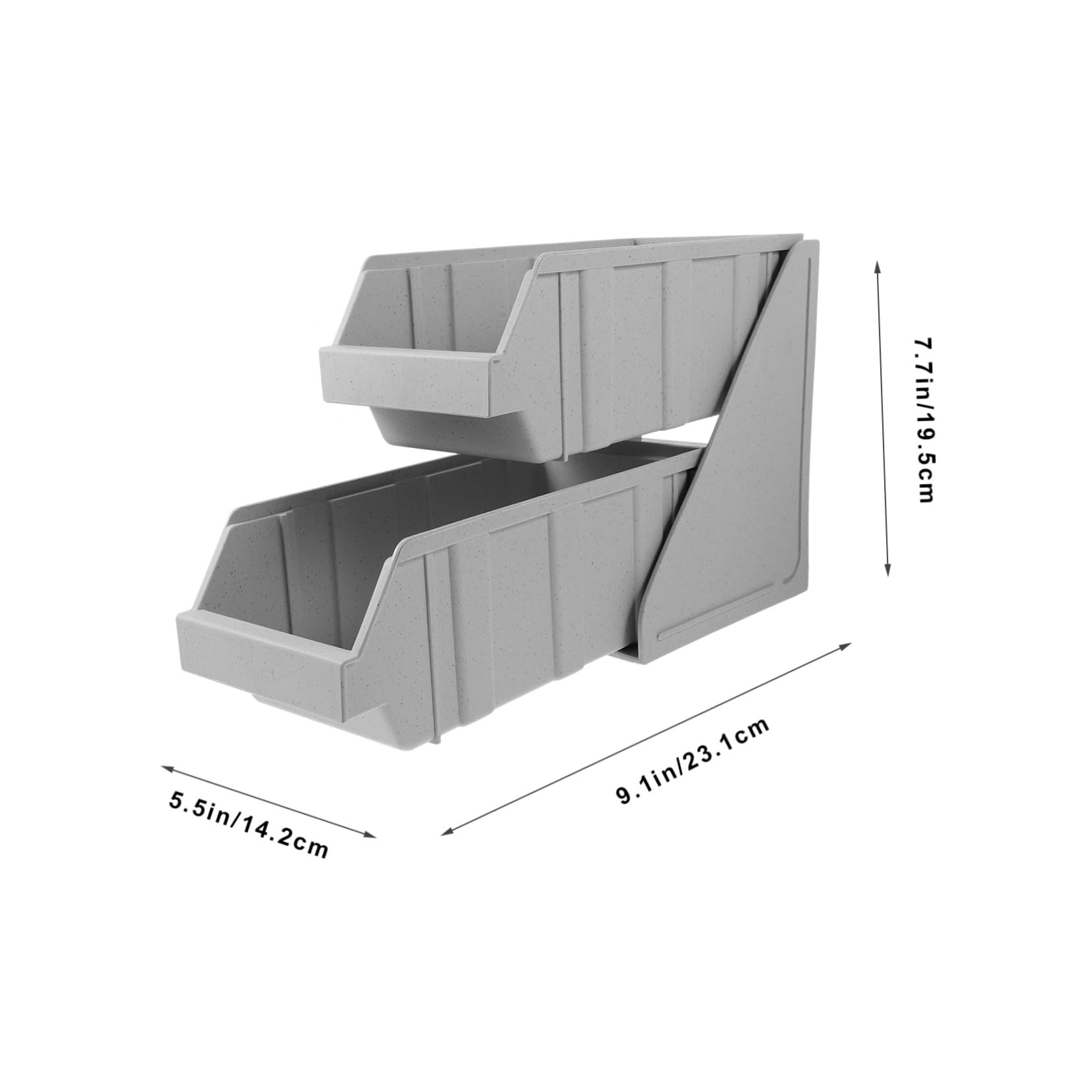 MUCKLILY Countertop Sugar and Tea Bag Organizer Wear Resistant Storage Stand for Coffee Stations Multi Use Holder for Items for Cafes and Restaurants