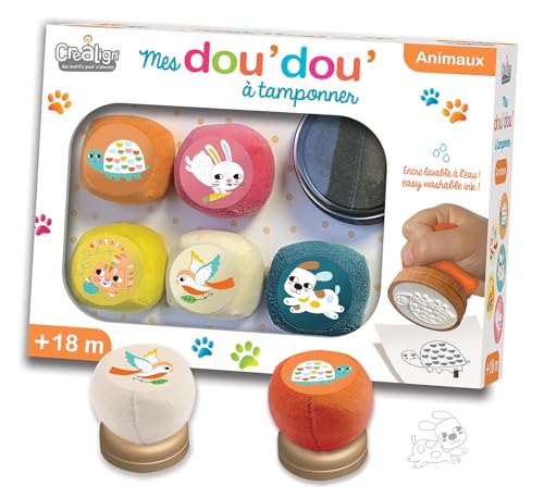 Tampons Tout Doux Créa Lign’ Doudou Animaux pour motricité dès 18 mois
