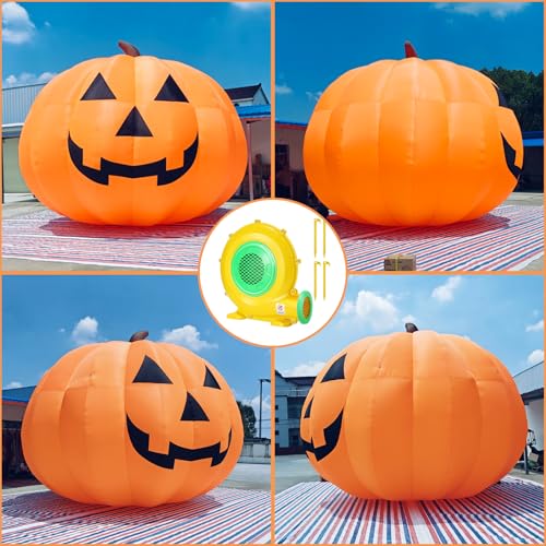 Aufblasbare Halloween-Kürbis-Deko mit LEDs, 3 m – Bild 6