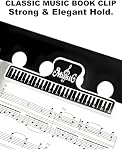 Support de partition portable avec sac de transport, support de musique pliable en métal avec 25mm Pole épaissé, Music Stand pour adultes, piano, guitare & Violon