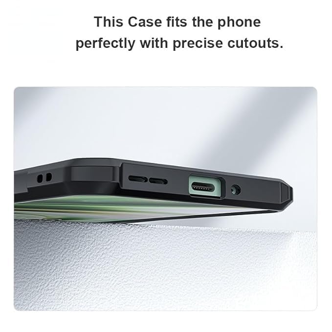 Image of SPAZY CASE Oppo F29 5G Back Cover | Transparent Crystal Clear Hard PC Back Case with TPU Bumper, Drop Protection Case Cover for Oppo F29 5G