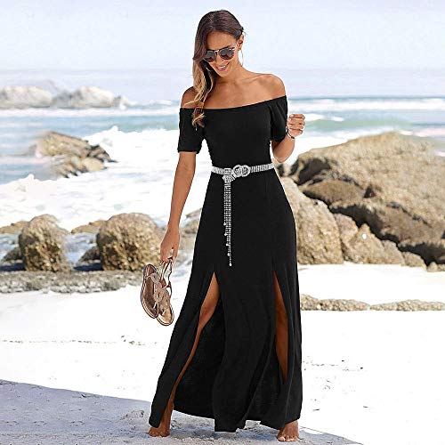 Glamorstar Crystal Belts for Women Rhinestone Waistband Belt for Dress Sparkle O-Ring Chain Gift2