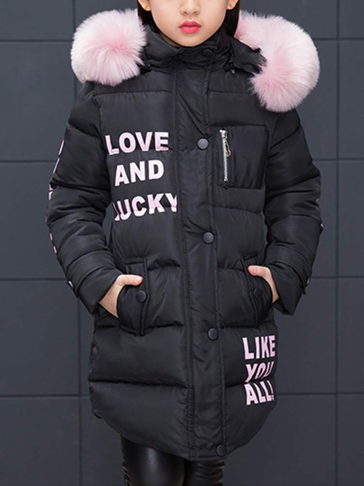 Cappotto invernale da ragazza giacca piumino autunno inverno cappotto con cappuccio caldo per bambini parka outerwear lungo capispalla giacca per bambini