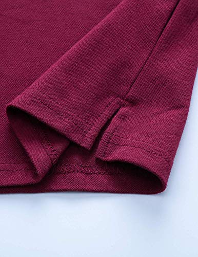 LIUPMWE Poloshirt voor heren, lange mouwen, slim fit, denim, naaien, effen, golf, poloshirt, katoen - Image 5