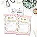 Hadley Designs 25 Little Princess Baby Shower Invitations, Pink & Gold Sprinkle Invite for Girl, Modern Gender Theme On Her Way, Cute Printed Fill in Blank Printable Card Unique Coed Party Supplies
