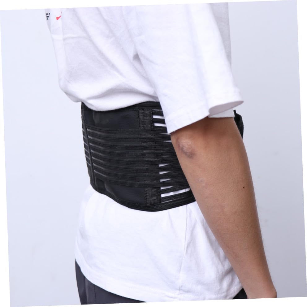 Faja lumbar auto-calentable ajustable para soporte y alivio miniatura 3