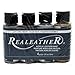 Realeather F2604-02 Acrylic Leather Paint Set, Full Coverage, Waterproof Paint 2 Fl. Oz. Metallic Colors, Gold, Bronze, Silver, Gunmetal, 4-Pack