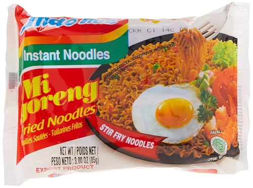 Indomie Mi Goreng Instant Stir Fry Noodles, Halal Certified, Orig...