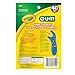 GUM Crayola Kids’ Flossers, Grape, Fluoride Coated, Easy Grip Handle, Ages 3+, 40 Count
