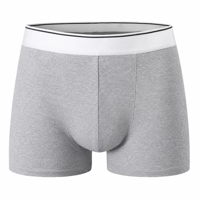Men's Solid Cotton Briefs Breathable Stretch Lightweight Innerwear-image-47