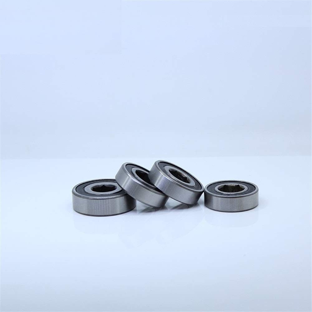 Rodamiento hexagonal 6205RS for sembradoras agrícolas ABEC-1 interior 16/17/18/20/22/25mm rodamientos no estándar 6205-2RS 2 uds(20mm)