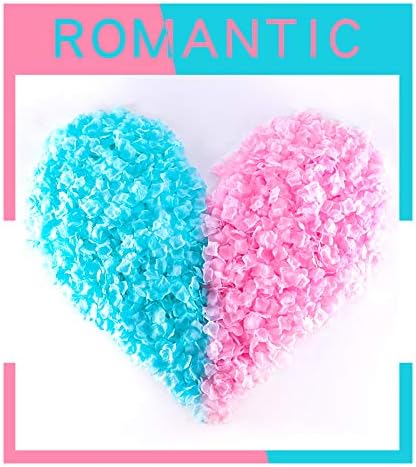 SOLVE Artificial Silk Rose Petals 3000 Pcs for Wedding Party , Anniversary,Romantic Night, Event, Party, Decoration