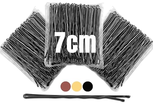 Mbmomnus 150pcs Hair Grips Black 7cm/2.75in Long Bobby Pins Black Hair Pins Long Kirby Grips for Women Girls Hair Accessories Ideal for All Types Makeup & Hair Styling