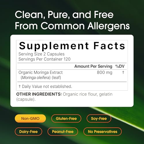 NatureBell High Potency Moringa Capsules