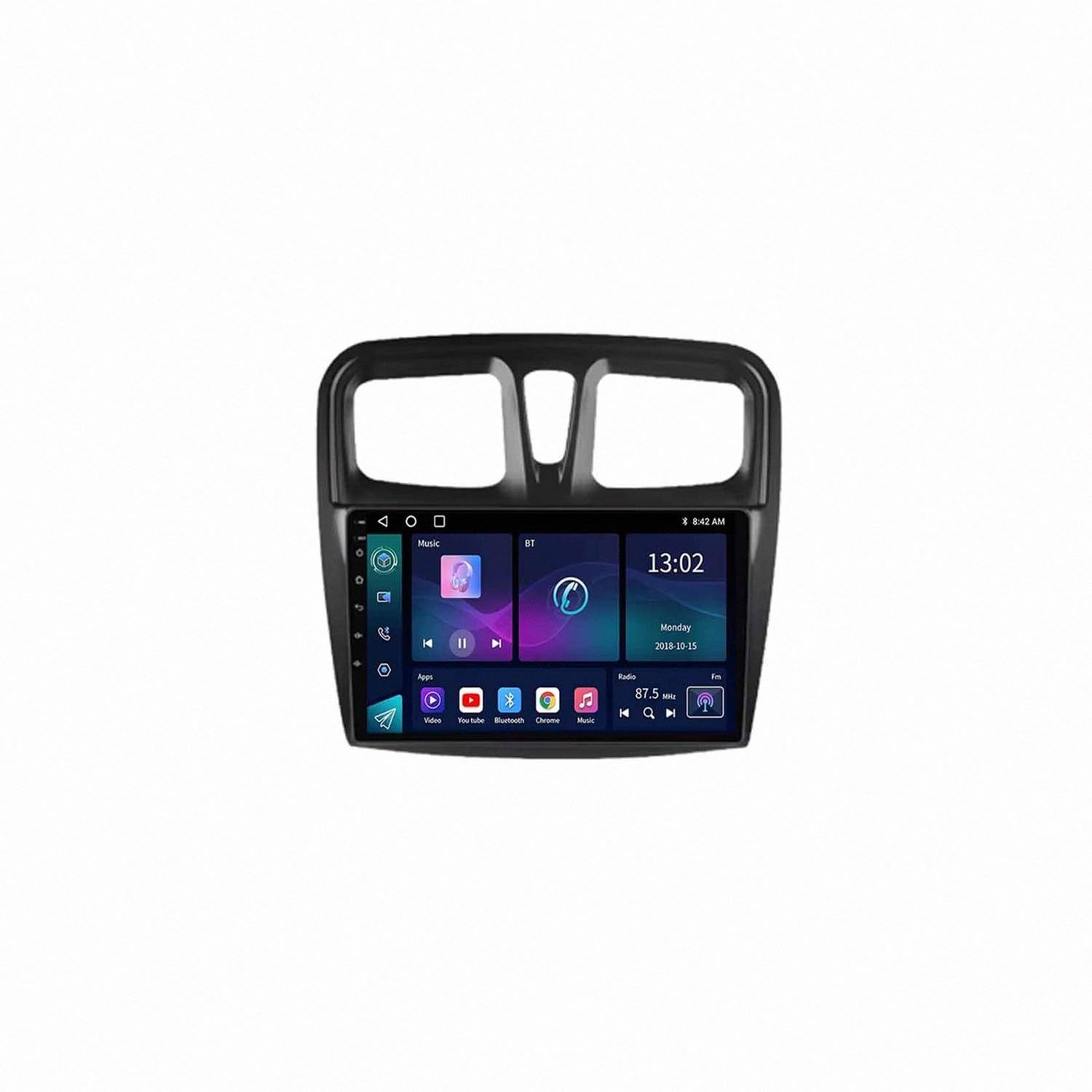 Radio Samochodowe 2-Din dla Renault Dokker Lodgy Dacia 2012-2020 Fm Am Bluetooth Usb Android Auto Radio Samochodowe Podwójne Fm Am Bluetooth Usb Android Auto Do, 4 Core 2G+32G
