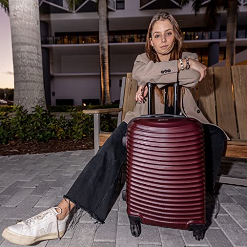 DUKAP ADLY 24-Inch Medium Hardside Spinner Luggage Lightweight Durable by DUKAP - Used condition - Image 5