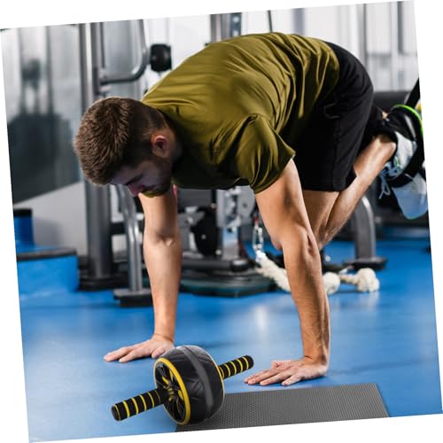 Rueda abdominal de alta estabilidad con alfombrilla para tonificar core 7