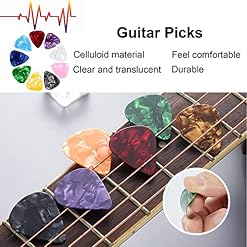 Kafeiya Lot de 16 Médiators pour Guitare,Guitare en Celluloïd Pick Guitare,avec Boîte en Métal,0,46 /0,71/0,96 /1,2 mm… - Les Beatles, Paul McCartney, John Lennon, RIngo Starr, George Harrison Kafeiya Lot de 16 Médiators pour Guitare,Guitare en Celluloïd Pick Guitare,avec Boîte en Métal,0,46 /0,71/0,96 /1,2 mm… – Image 4