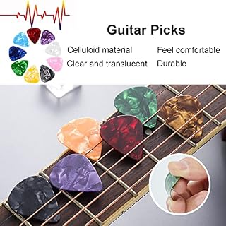 Kafeiya Lot de 16 Médiators pour Guitare,Guitare en Celluloïd Pick Guitare,avec Boîte en Métal,0,46 /0,71/0,96 /1,2 mm… - Les Beatles, Paul McCartney, John Lennon, RIngo Starr, George Harrison Kafeiya Lot de 16 Médiators pour Guitare,Guitare en Celluloïd Pick Guitare,avec Boîte en Métal,0,46 /0,71/0,96 /1,2 mm… – Image 4