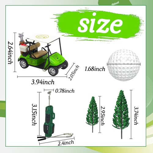 2026 New Golf Cake Decorations Heading for the Green Cake Topper Golf Themed Cake Decorations Golf Party Supplies Golf Party Favors Golf Birthday Decoration by Roaring Good Time - Image 2