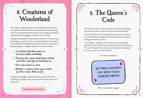 Alice's Puzzle Adventures in Wonderland: A Curious Collection of Puzzles to Solve