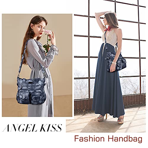 Bolso Hobo grande de piel sintética para mujer miniatura 7
