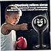Gcroet Desktop Punching Bag with Strong Suction Cup and Pump Portable Desk Speed Bag with Evil Smile Stress Relief Boxing for Office Worker Adults Kids Red...