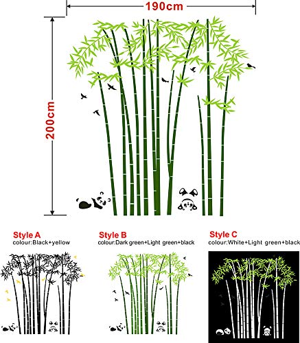 Vinilo Decorativo Panda y Árbol 190x200 cm miniatura 5