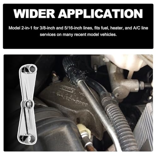 image for Wevdn Fuel Line Disconnect Tool, 3/4 5/8 1/2 3/8 Inch Fuel Filter Remo