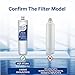 AQUACREST Replacement 640565 Refrigerator Water Filter, Compatible with Bosch 640565, EVOLFLTR10 AP3961137, 3M Cuno CS-52, Whirlpool WHKF-R-PLUS, Pack of 3 (package may vary)