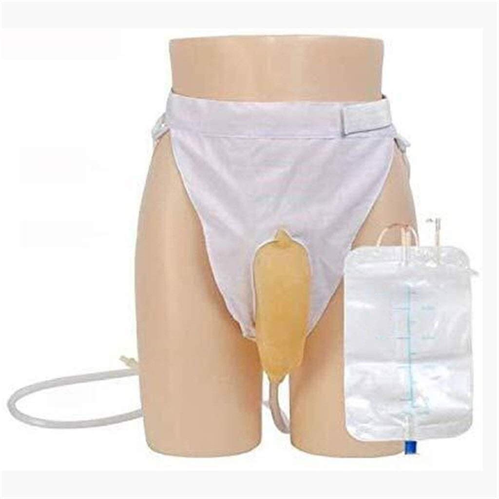 Buy N\A AY Incontinence Pants Portable Leak Proof Leg Pee Collector Holder with Collection Urine