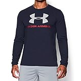 Under Armour Men's Sportstyle Long Sleeve T-Shirt, Midnight Navy/Red, Medium