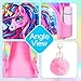 FTJCF 3PCS Unicorn Backpack, 16