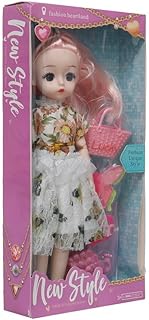 Plastic Doll With Bag And Hair Ties For Girls - Multi Color FC-M-72