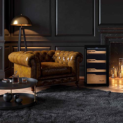 image for NewAir 840 Count Electronic Cigar Cooler and Humidor in Black, 4.13 cu