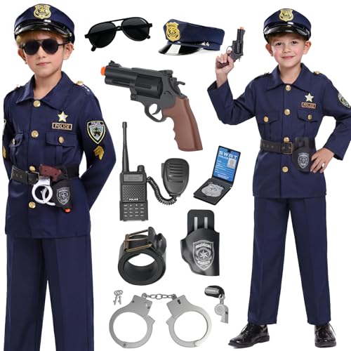 Disfraz de Policía para Niños con Accesorios miniatura 1