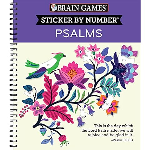 Brain Games - Sticker by Number: Psalms Cover