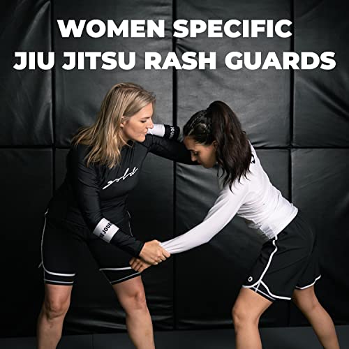Gold Bjj Foundation Women'S Rash Guard - No-Gi And Gi Jiu Jitsu Rashguard For Women thumb #4