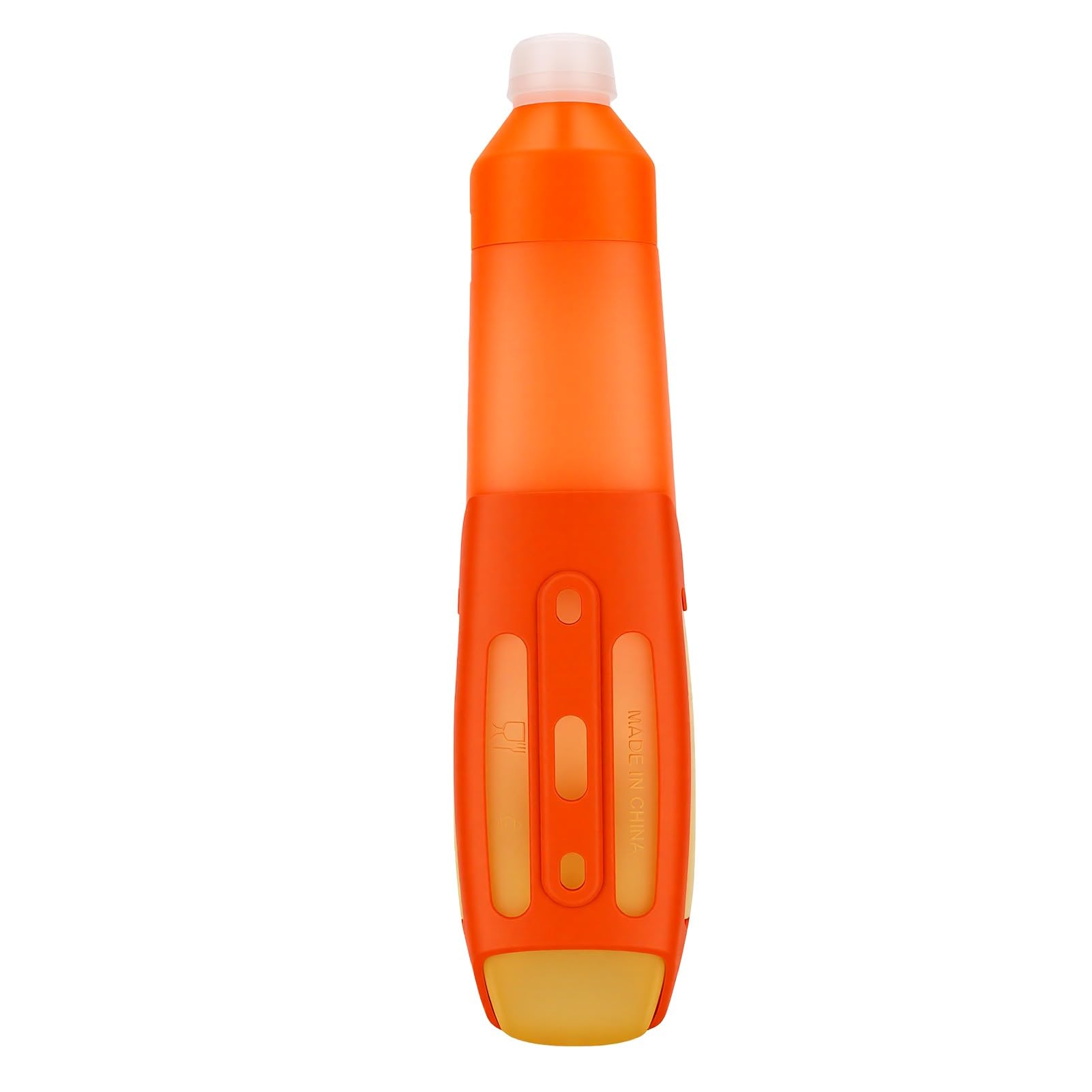 Set Supporto Borraccia Aerodinamico, Portaborraccia per Ciclismo, 680 Ml | Gabbia Leggera in Fibra di Carbonio, Beccuccio in Silicone Alimentare, Borraccia Comprimibile e Presa su Terreni Sconnessi