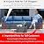 5 Piece Outdoor Patio Furniture Set,Silver PE Rattan Wicker Sectional Sofa, All Weather Conversation Set with Washable Cushions & Glass Coffee Table for Backyard Poolside Garden Porch,Navy Blue