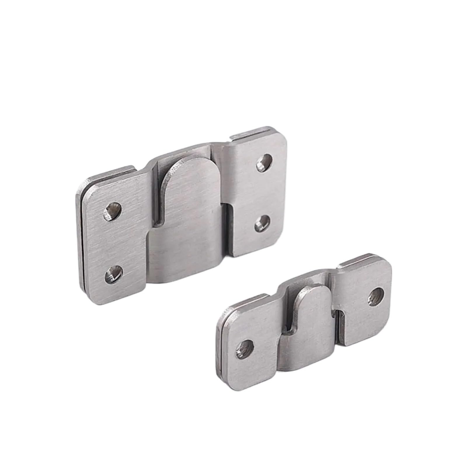 Pfmsaaf 10Pcs(5Set) Embedded Bracket 1-10Set Flush Mount Bracket Joint Hook Insert Picture Frame Hangers Interlock Hanging Buckle Stainless Steel Furniture Connector For Home(,S)