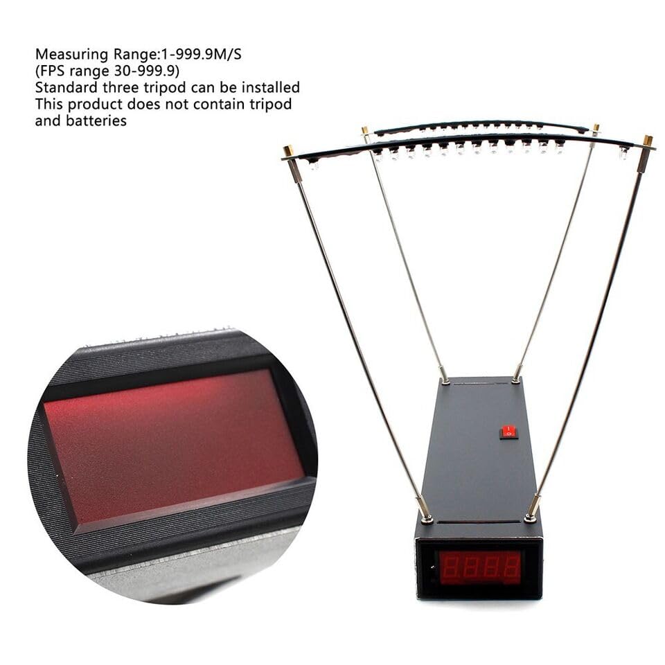 1sets Shoot Timing Speedometer Canopy Shoot Speedometer Speed Measurement