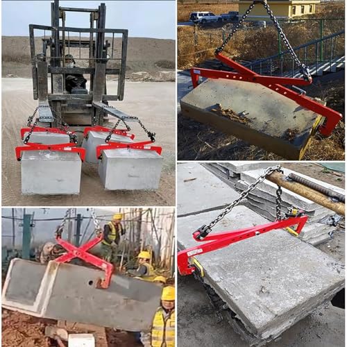 Pince de levage pour pierres et plaques robustes en acier - 8