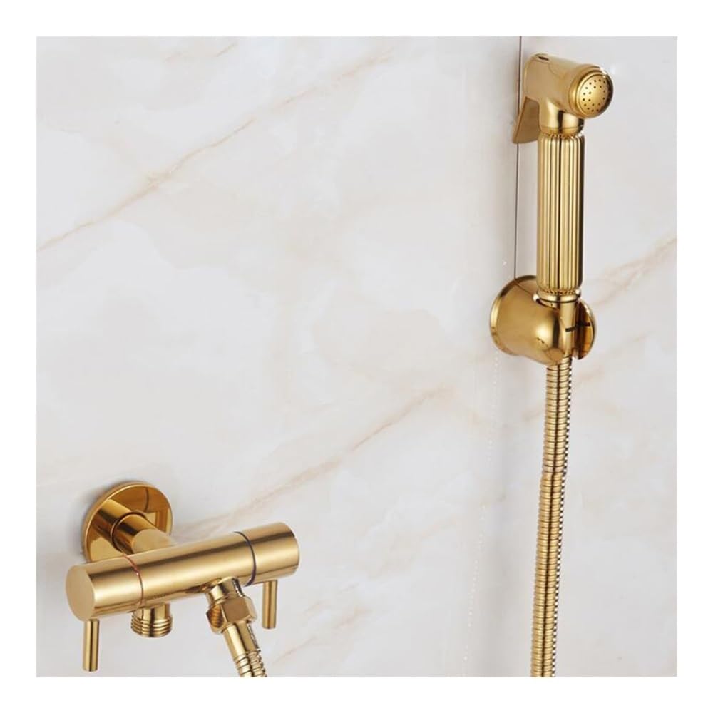 Rubinetti for bidet Valvola for WC in ottone Soffione doccia portatile | Lavare il rubinetto for aerografo spruzzatore for animali domestici for auto 9240K(A)