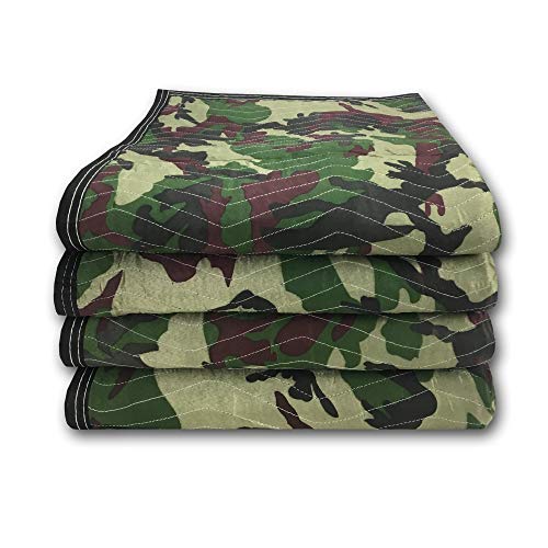 uBoxes Camouflage Moving Blankets 65lbs/doz (4 Pack)