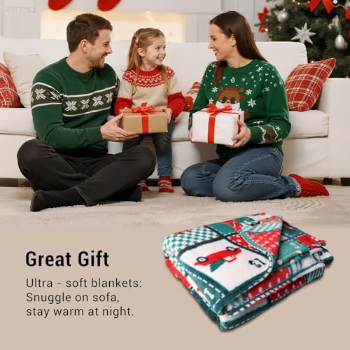Gogreen Cozy Blanket Printed Throw Blanket - 300 GSM Fleece Throw Size Blanket for Home Decoration, Ultra Soft Microfiber Throw Blanket (Green Collection,Throw - 50" x 60") by Gogreen - Image 6
