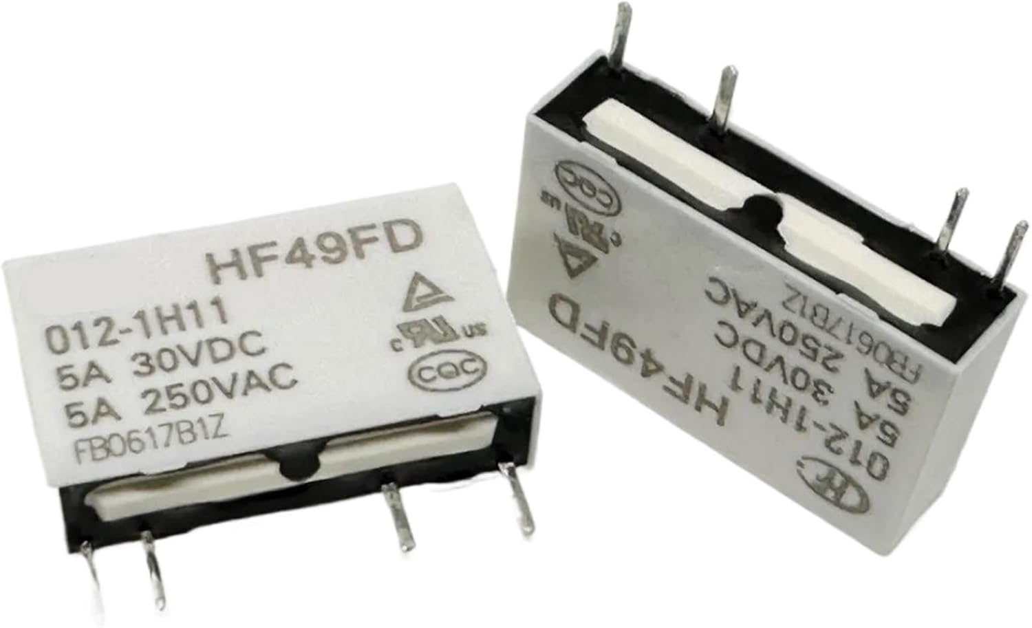 HF49FD 012-1H11 ; HF49FD 024-1H11T ; HF49FD 024-1H21GFL (PA1A-12V/24V-5A) Relay 4pins(HF49FD 024-1H21GFL)